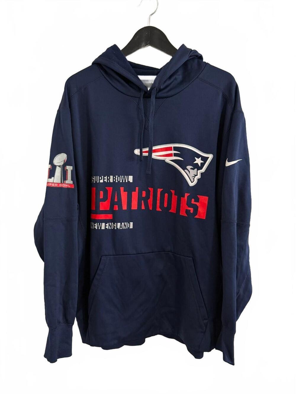 New England Patriots Super Bowl LI Nike Hoodie Size XXL
